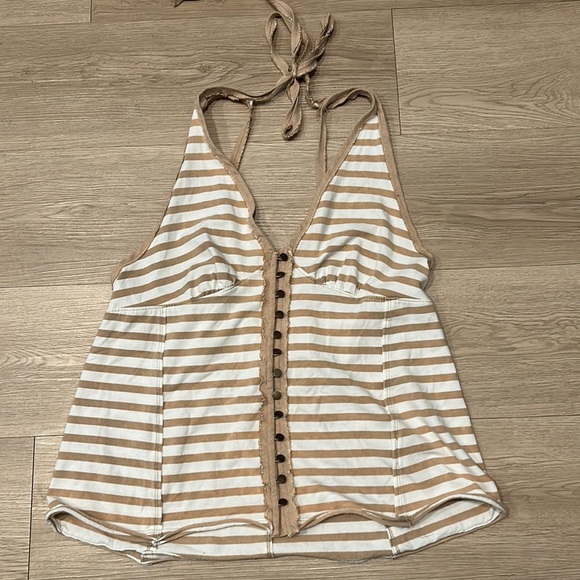 Free People Mylo Striped Halter Top - Picture 3 of 5